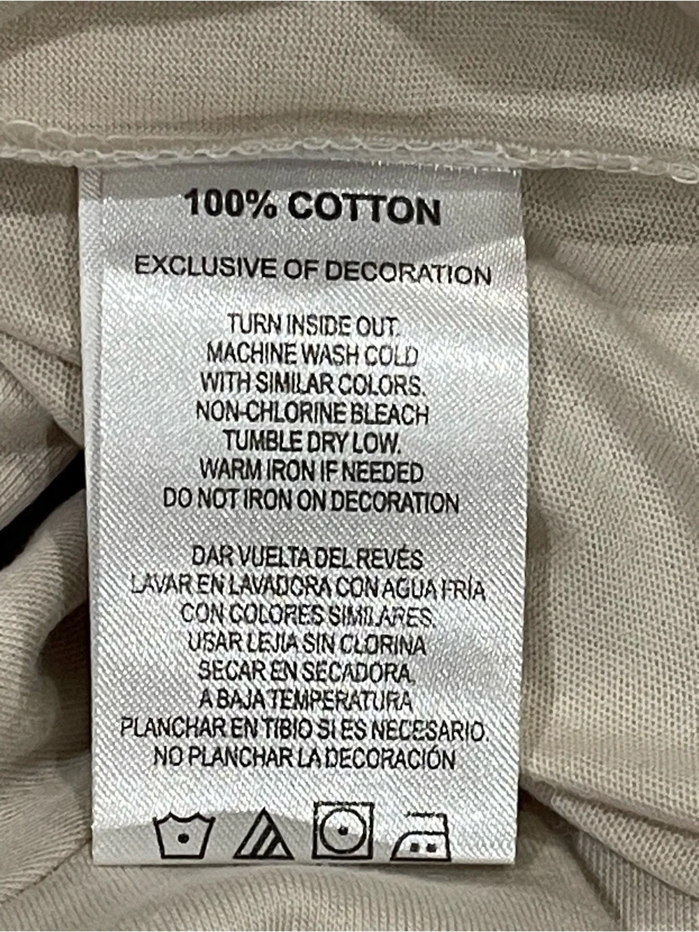 True Religion Brooklyn Graphic T-Shirt Boys Medium 10/12 NWT Cream Cotton Tee